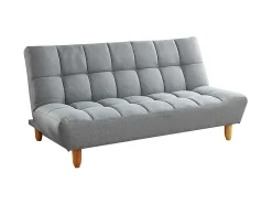 Sofá modular convertível ESTEBAN em tecido cinza