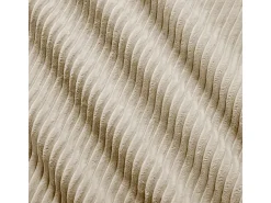 Sofá modular veludo côtelê - 2 lugares - com 2 almofadas e 2 puff - base antiderrapante - 208x178x70cm - Bege
