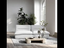 Sofá Nuvia Duplo 2 lugares - branco