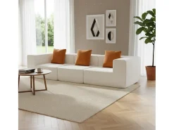 Sofá Pure - branco laranja