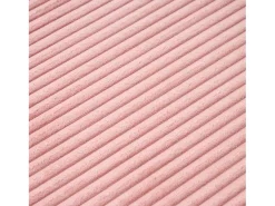 Sofá reclinável de 1 lugar - Poltrona em bombazine - Não necessita de montagem - Rosa
