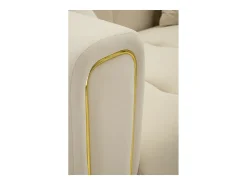 Sofá VKH40, Bege, 81x155x71 cm, Kendra Home