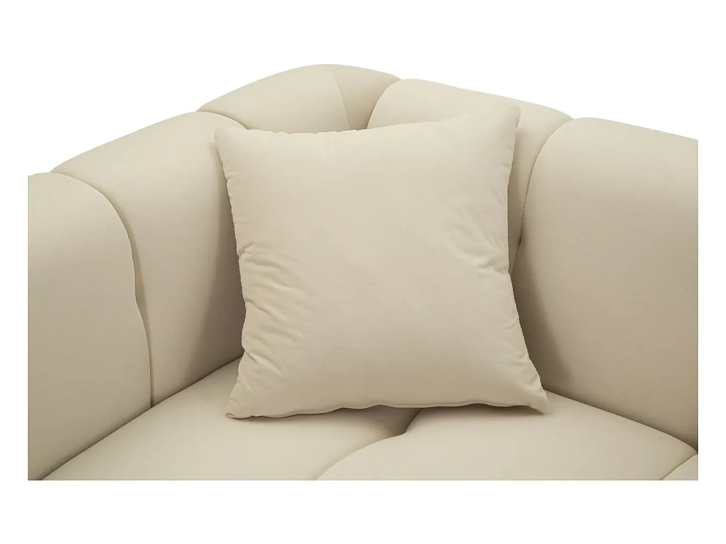 Sofá VKH40, Bege, 81x155x71 cm, Kendra Home