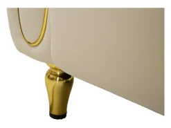 Sofá VKH40, Bege, 81x155x71 cm, Kendra Home