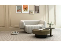 Sofá 160x70x90 cm Branco nua n90-3