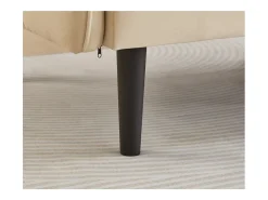 Sofá-cama 2 em 1: Dois lugares com revestimento em veludo, dobrável, ideal para espaços pequenos.