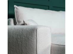 Sofá-cama 3 lugares Bege - chaise reversível lado direito/esquerdoche com arrumação integrada (269 x 158 x 96 cm) - LAUREN