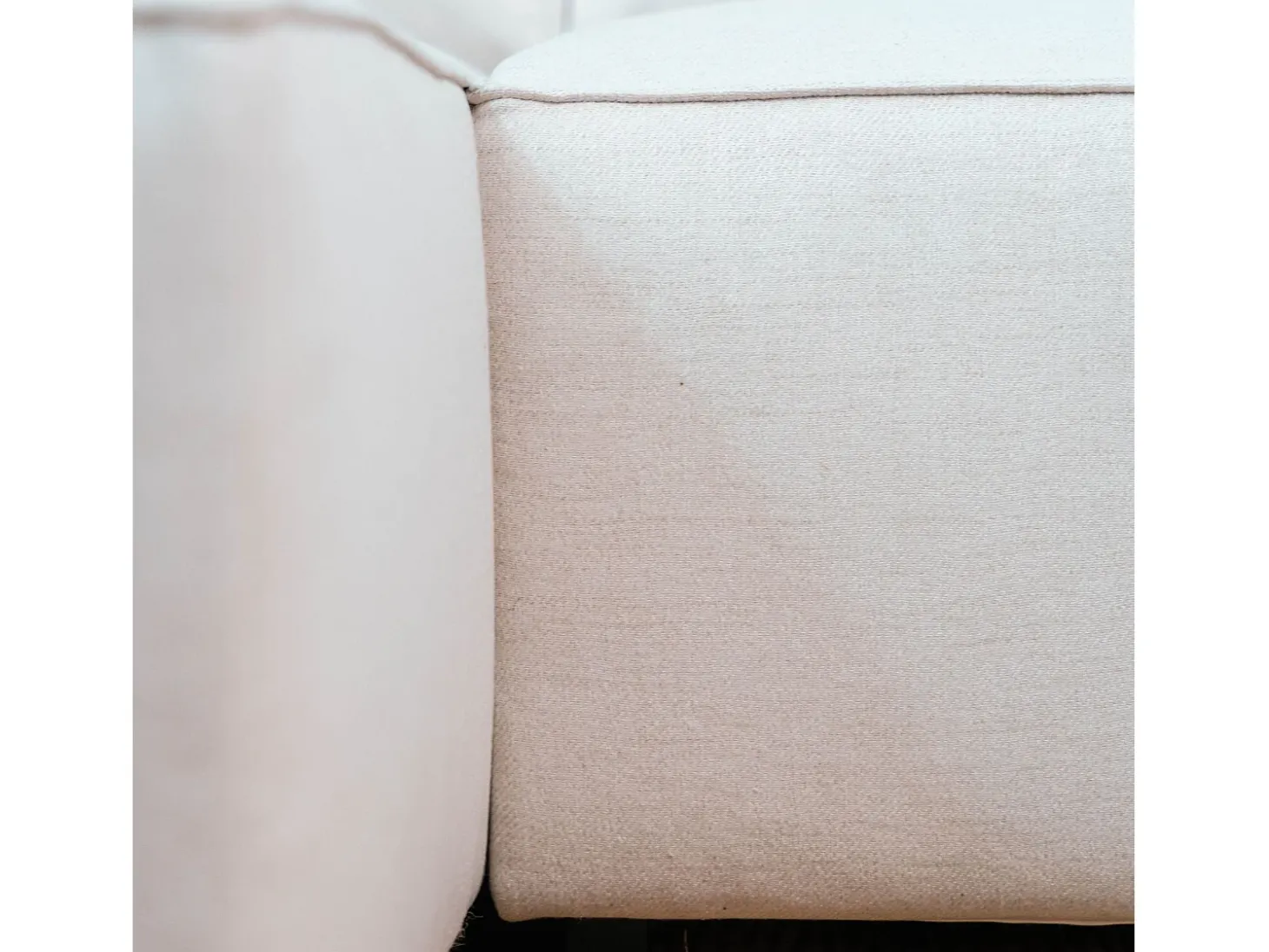Sofá-cama 3 lugares Bege - chaise longue reversível lado direito/esquerdoche com arrumação integrada (239 x 157 x 91 cm) - JADE