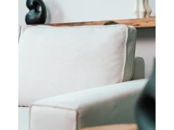 Sofá-cama 3 lugares Bege - chaise longue reversível lado direito/esquerdoche com arrumação integrada (239 x 157 x 91 cm) - JADE