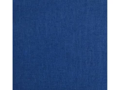 Sofá-cama 2 lugares com duas almofadas tecido azul