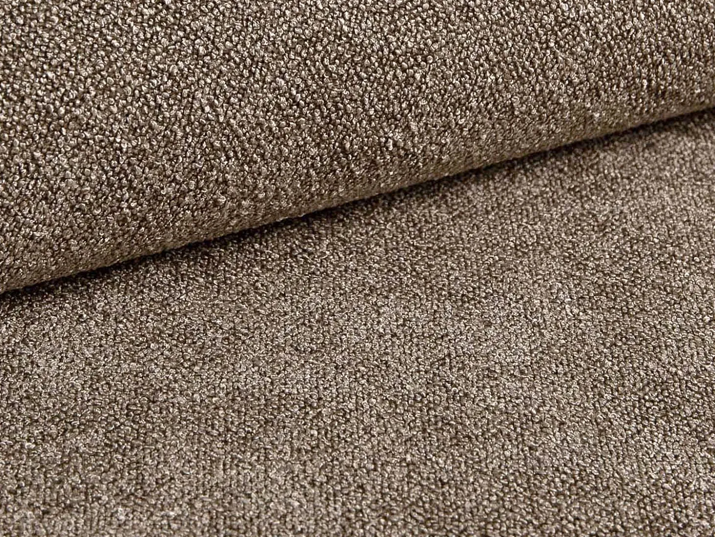 Sofá-cama 4 lugares conversível em tecido da cor taupe FRIDORA