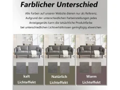 Sofá-cama ajustável 2 em 1 - 176 x 78 x 76 cm - 2 lugares - com braços dobráveis - Veludo - Cinza