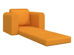 Sofá-Cama Amarelo Escuro 98 x 71 x 83 cm tecido