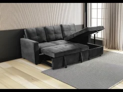Sofá-Cama Chaise Longue Pau 215cm Bege