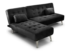 Sofá-Cama Chaise Longue XS 198cm Preto
