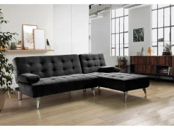 Sofá-Cama Chaise Longue XS 198cm Cinza