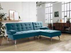 Sofá-Cama Chaise Longue XS 198cm Cinza