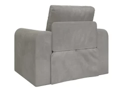 Sofá-Cama Cinzento-claro 98 x 71 x 83 cm Veludo
