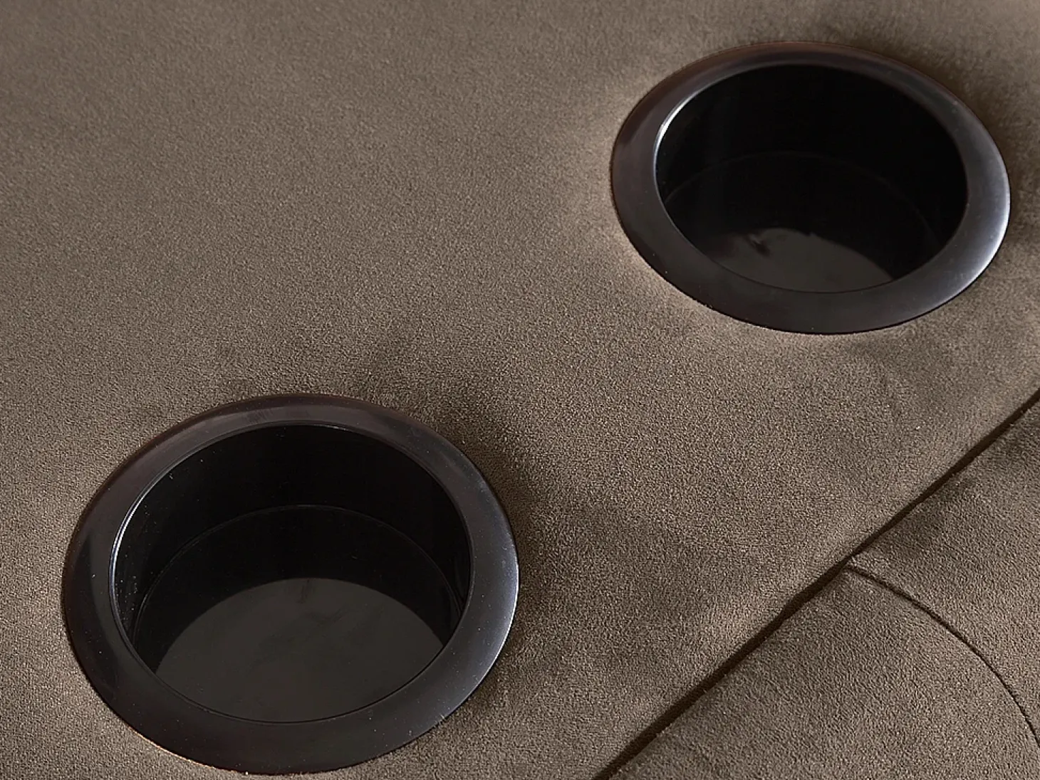 Sofá-cama clic-clac de 3 lugares Microfibra Castanho DEVONSHIRE