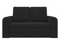 Sofá-Cama 60cm Preto Veludo