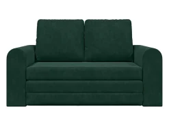 Sofá-Cama 60cm Verde Escuro Veludo
