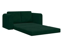 Sofá-Cama 60cm Verde Escuro Veludo