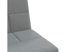 Sofá-cama com suportes para copos tecido cinzento-claro