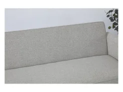 Sofá-Cama Conversível de 3 Lugares em Tecido Cinza Claro SOHO Moderno e Elegante