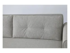 Sofá-Cama Conversível de 3 Lugares em Tecido Cinza Claro SOHO Moderno e Elegante
