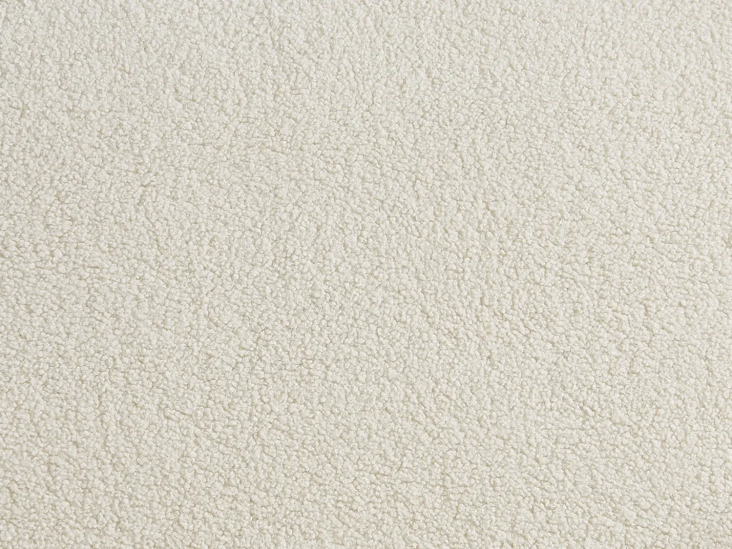 Sofá-cama de 3 lugares convertível clic-clac em tecido bouclé branco ESME