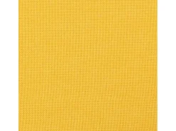 Sofá-cama de 2 lugares tecido amarelo