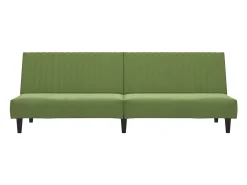 Sofá-cama de 2 lugares veludo verde-claro PT650808