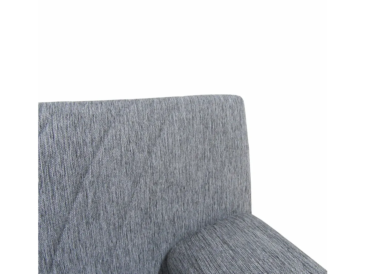 Sofá-cama Dmalama, ofá-cama de 3 lugare com arrumação com 2 almofada incluída, Sofá da ala em tecido acolchoado com abertura click-clack, 181x81h88 cm, Cinzento