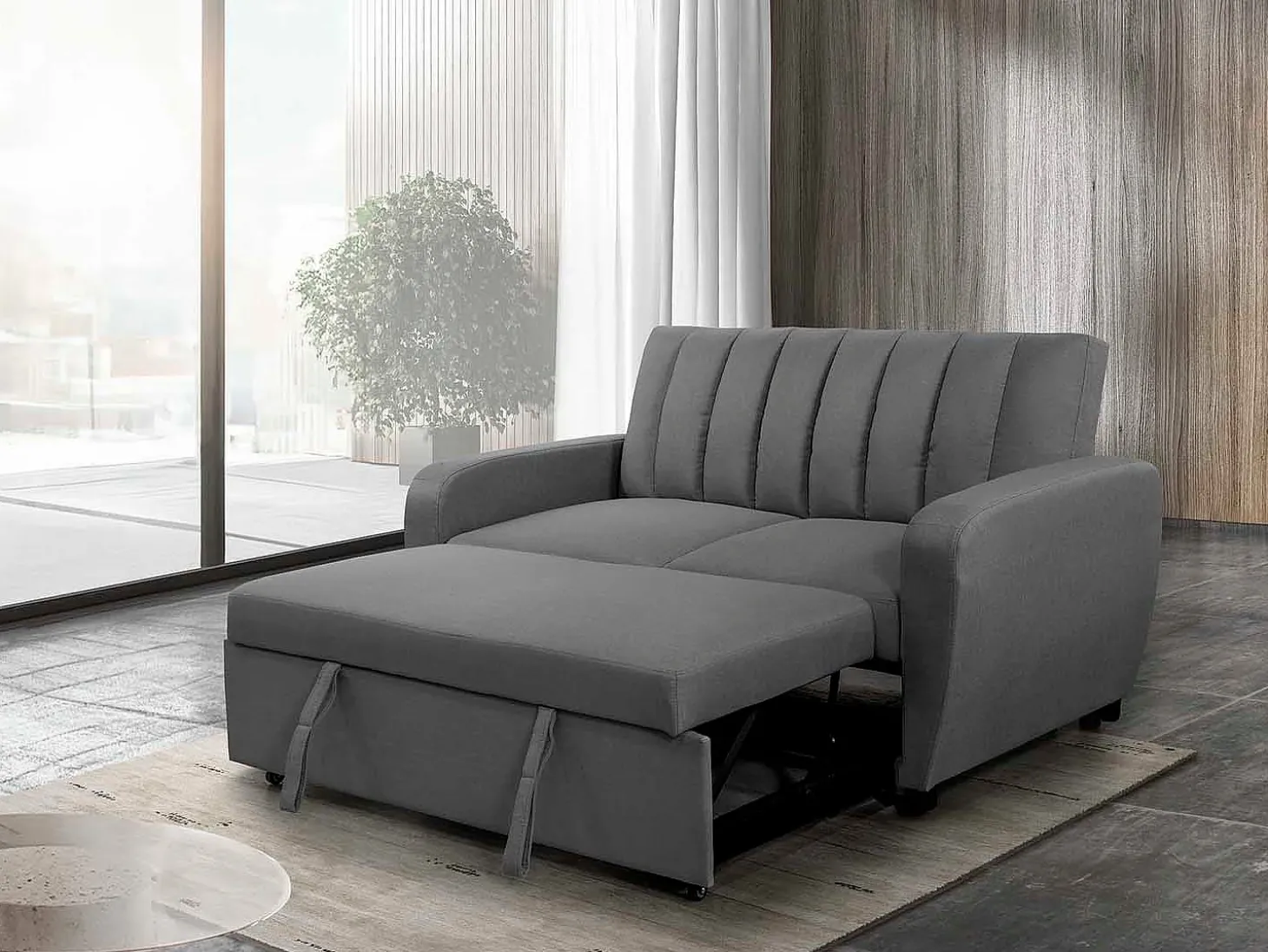 Sofá-cama duplo Berlim 155 cm