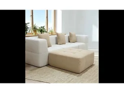 Sofá-cama Eden Completo 3 lugares - branco areia