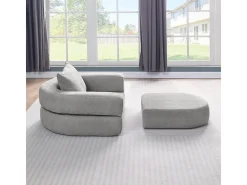 Sofá-cama futon compressível, poltrona-cama versátil com almofadas.