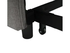 Sofá-cama individual multifuncional com função de cama, poltrona e cadeirão, sofá-cama ajustável em três direções, mesas de chá dobráveis