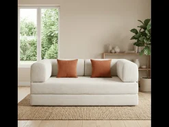 Sofá-cama Kaia - branco/manga