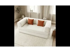 Sofá-cama Kaia - branco/manga