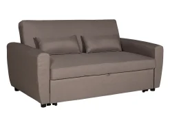 Sofá-cama MATT 2 lugares em taupe