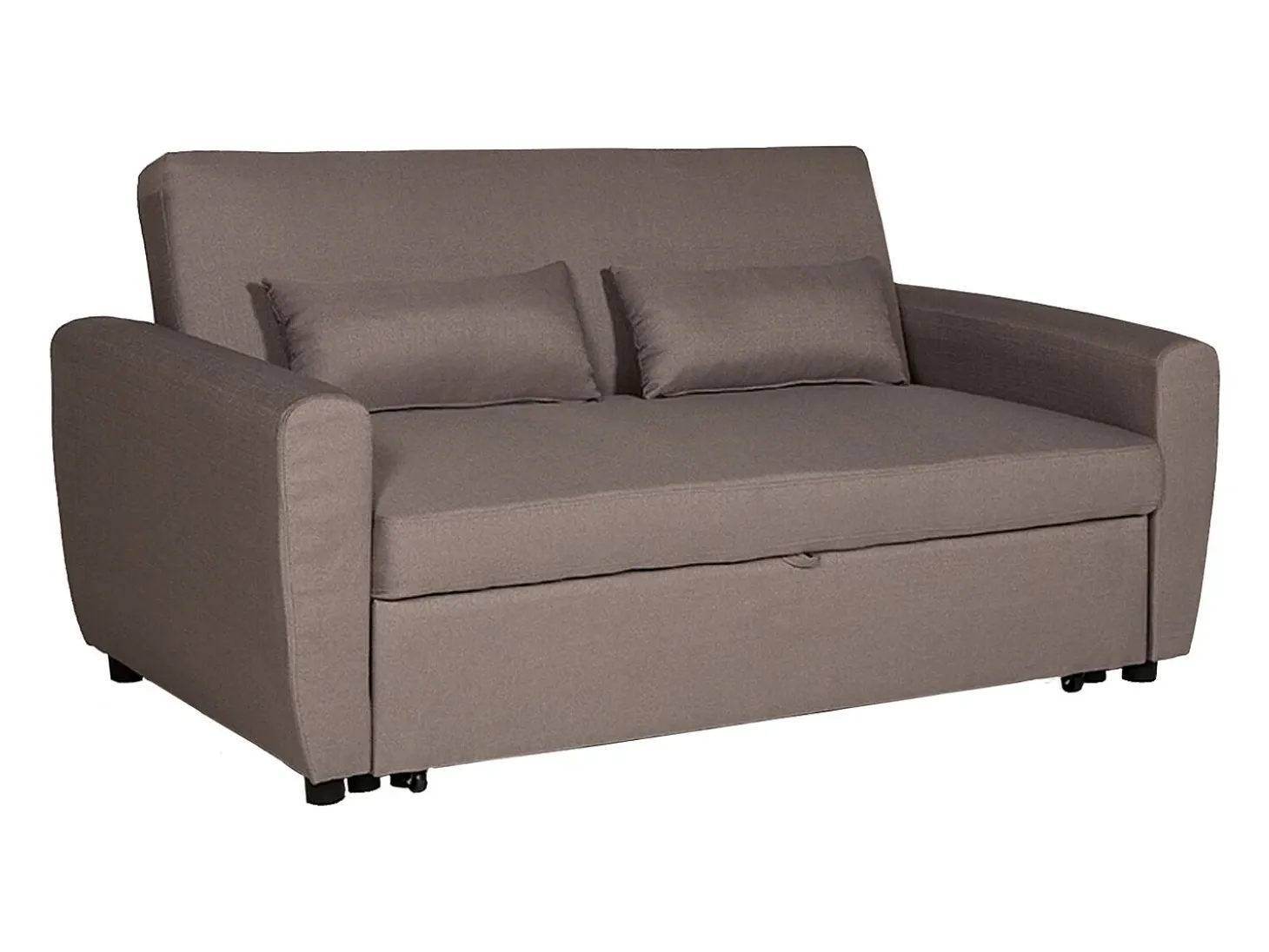 Sofá-cama MATT 2 lugares em taupe