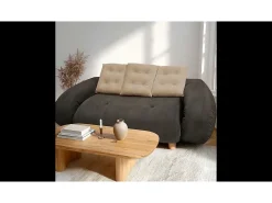 Sofá-cama Okoa 2 lugares - marrom areia