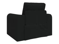 Sofá-Cama Preto 98 x 71 x 83 cm tecido