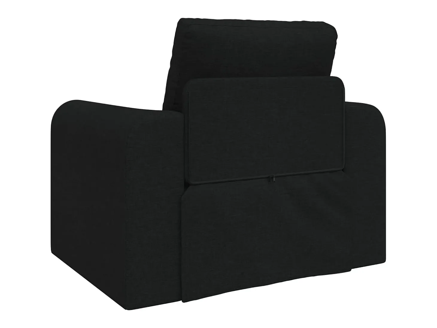 Sofá-Cama Preto 98 x 71 x 83 cm tecido