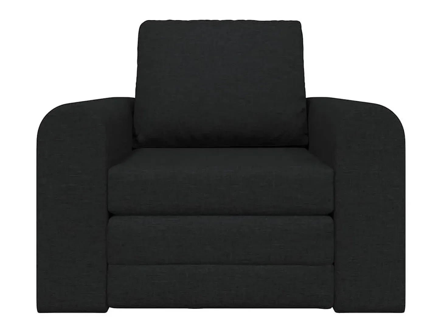 Sofá-Cama Preto 98 x 71 x 83 cm tecido