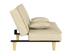 Sofá-cama tecido creme PT912584