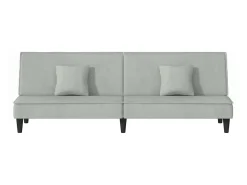 Sofá-cama veludo cinzento-claro PT215377