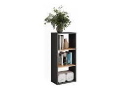 Standregal carvalho antracite/goldkraft 40x24x90.5 orlando
