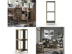 Standregal preto 40x40x107 elvia
