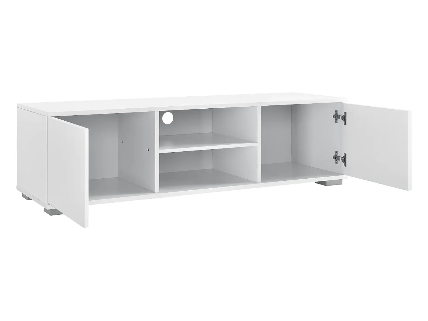 Suporte baixo para TV em aglomerado 120 cm branco 03_0002867